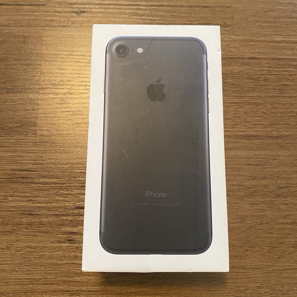 Apple iPhone 7 Black 128GB Empty Box - A1778 - Box Only